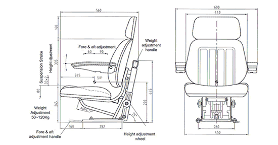 SN6 - AGRICULTURAL SEAT