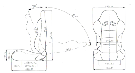 RACING SEATS - SP40D